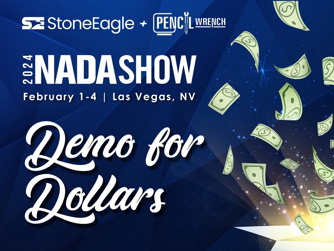 stoneeagle-and-pencilwrench-launch-demo-for-dollars-giveaway-for-automotive-dealers-attending-nada2024
